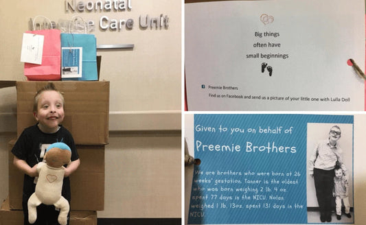 40 dolls donated to NICU in the name of Preemie Brothers