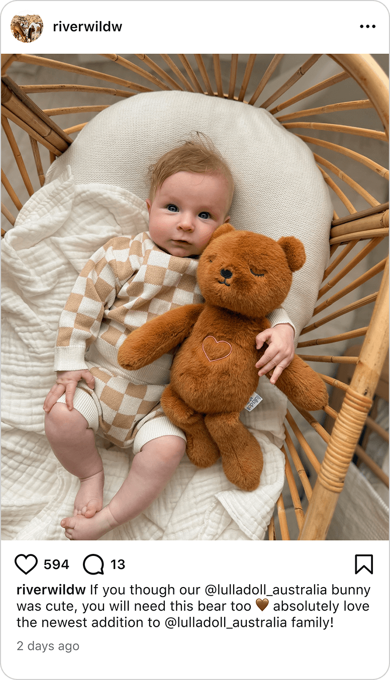 Lulla Hug Lulla Doll Australia