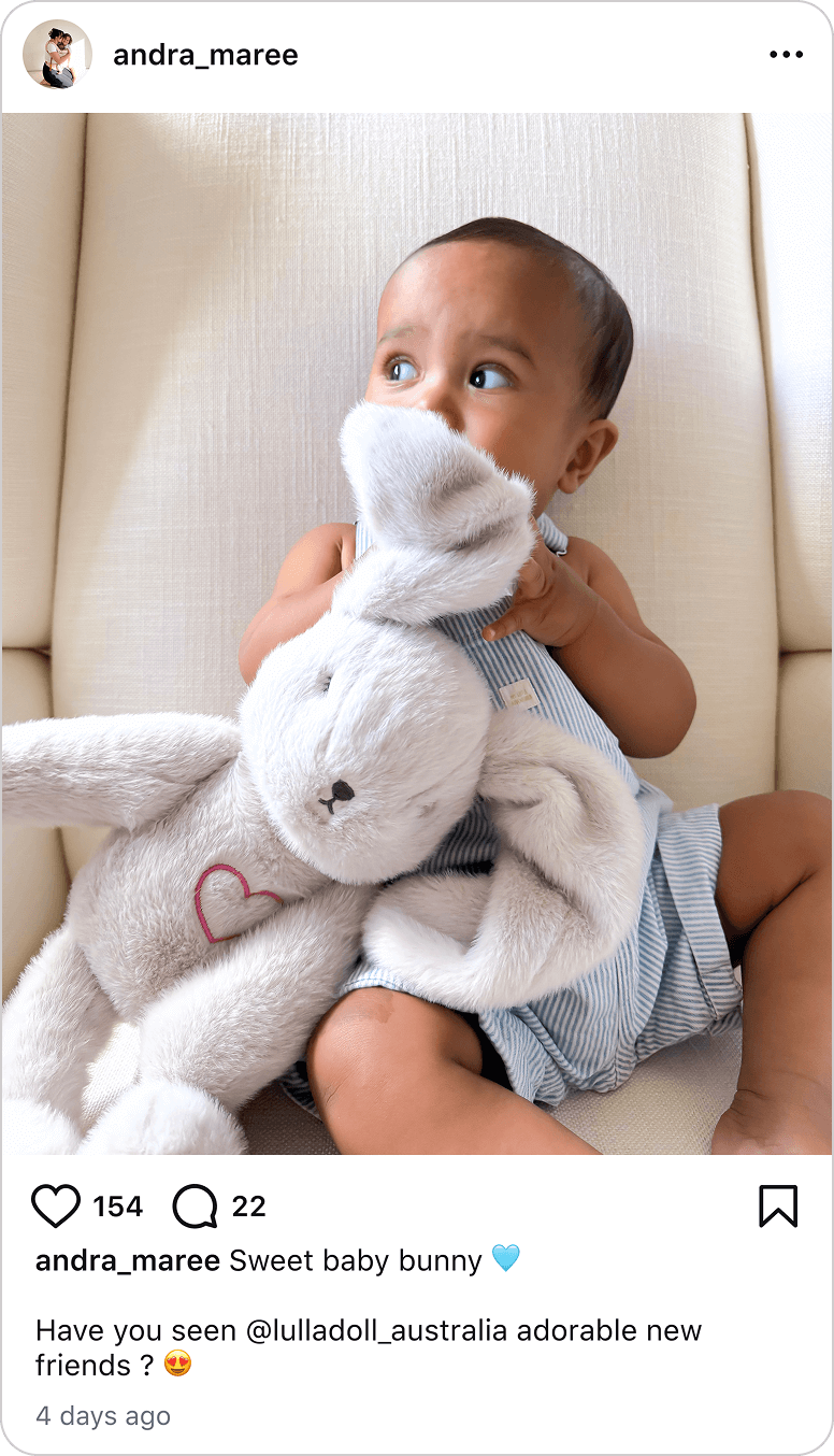 Lulla Hug Lulla Doll Australia