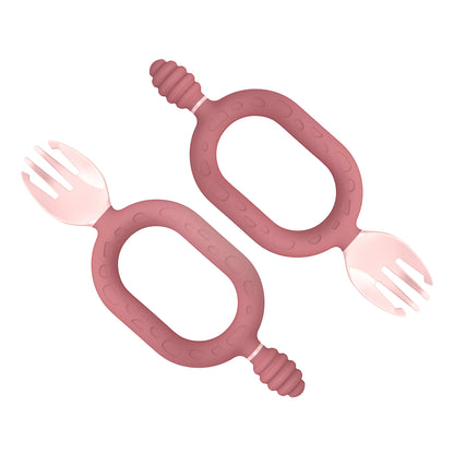 Bibado Multi-stage baby weaning spoon and dipper - Sporkit® (Two Pack)