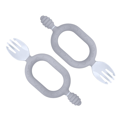 Bibado Multi-stage baby weaning spoon and dipper - Sporkit® (Two Pack)