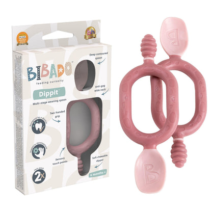 Bibado Multi-stage baby weaning spoon and dipper - Dippit® (Two Pack)